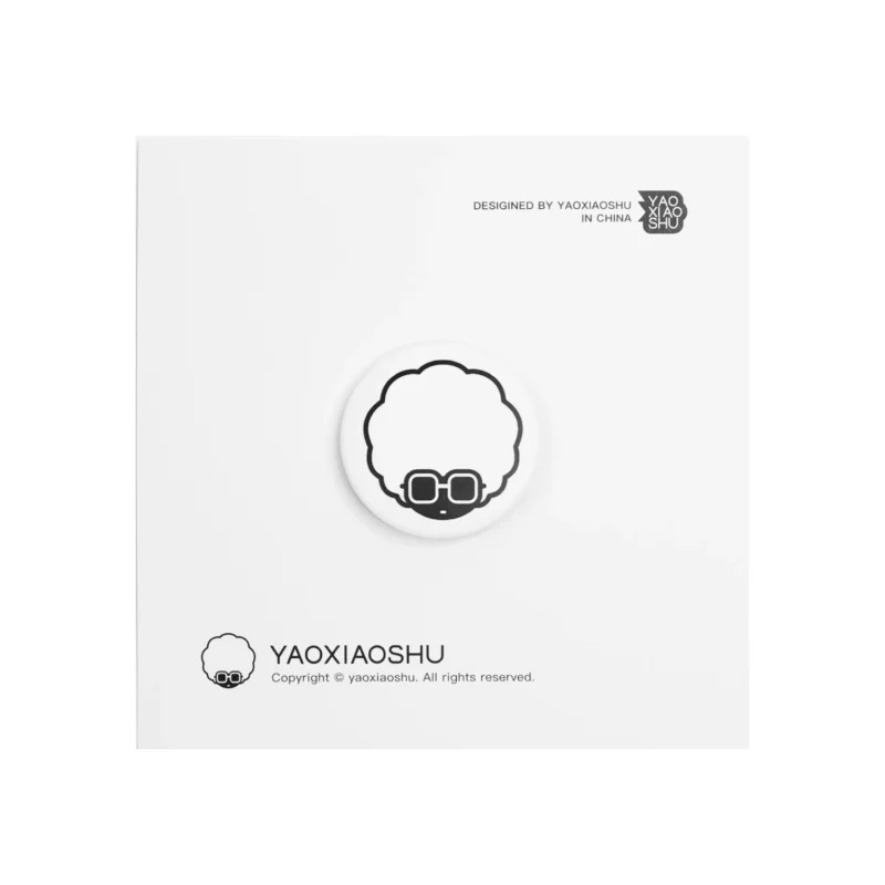 吧唧｜LOGO系列 3款 - 图形LOGO-白底