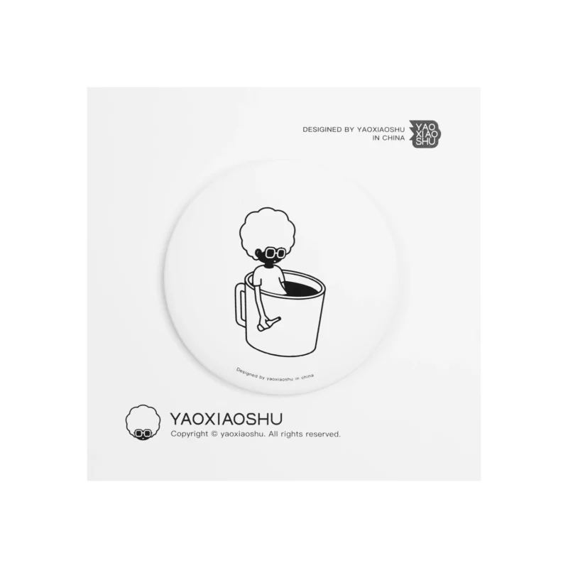 吧唧｜故事系列  7款 58mm - 泡在咖啡里